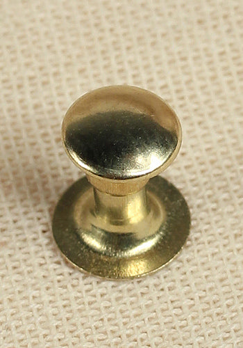 Rivet creux Ø6,8 x 8,5 mm en fer/laiton