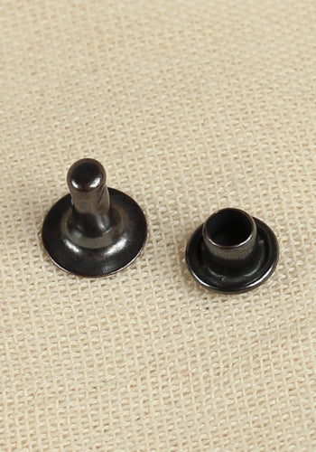 Remache hueco Ø6,8 x 8,5 mm Hierro/Antracita