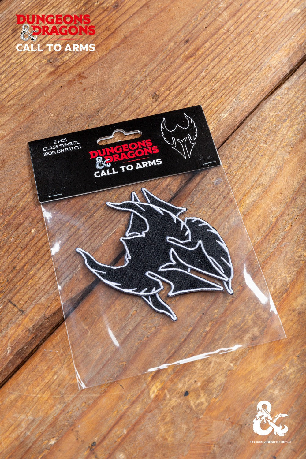 Conjunto de parches de símbolos de clase de Dungeons & Dragons Paladín