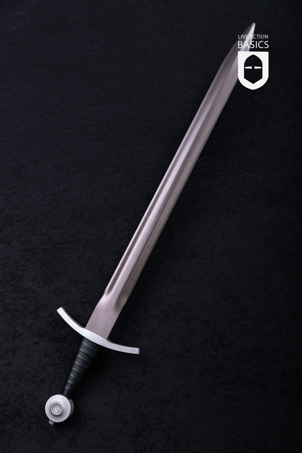 Espada básica de armamento plateada