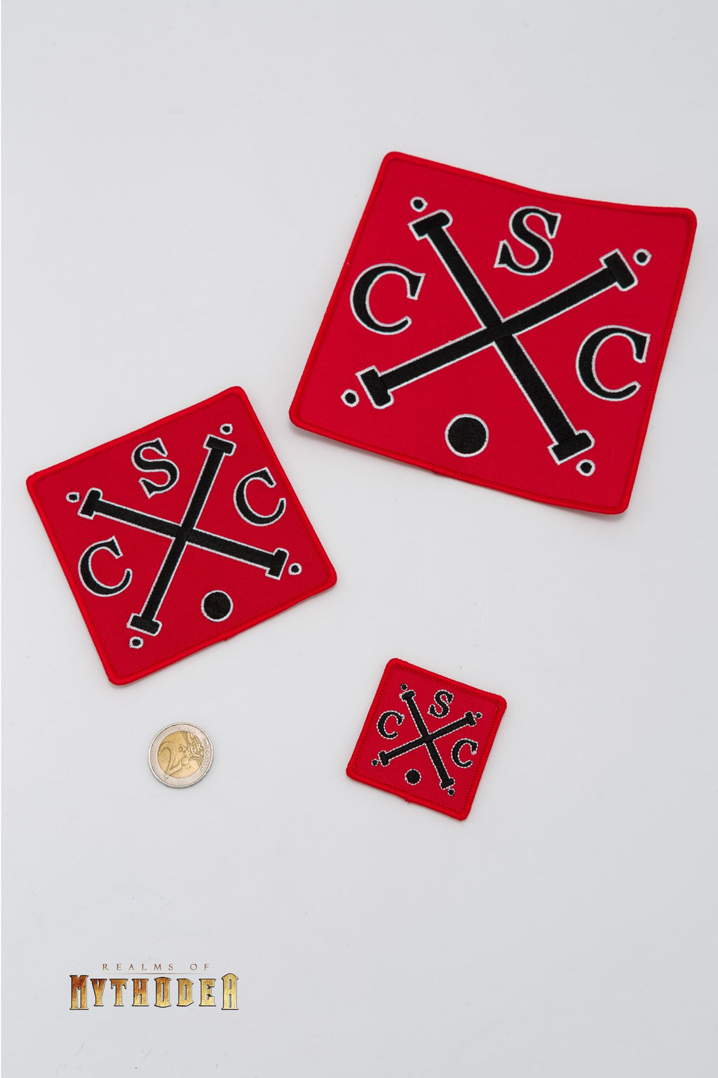 Mythodea Crimson Company Bügelpatch