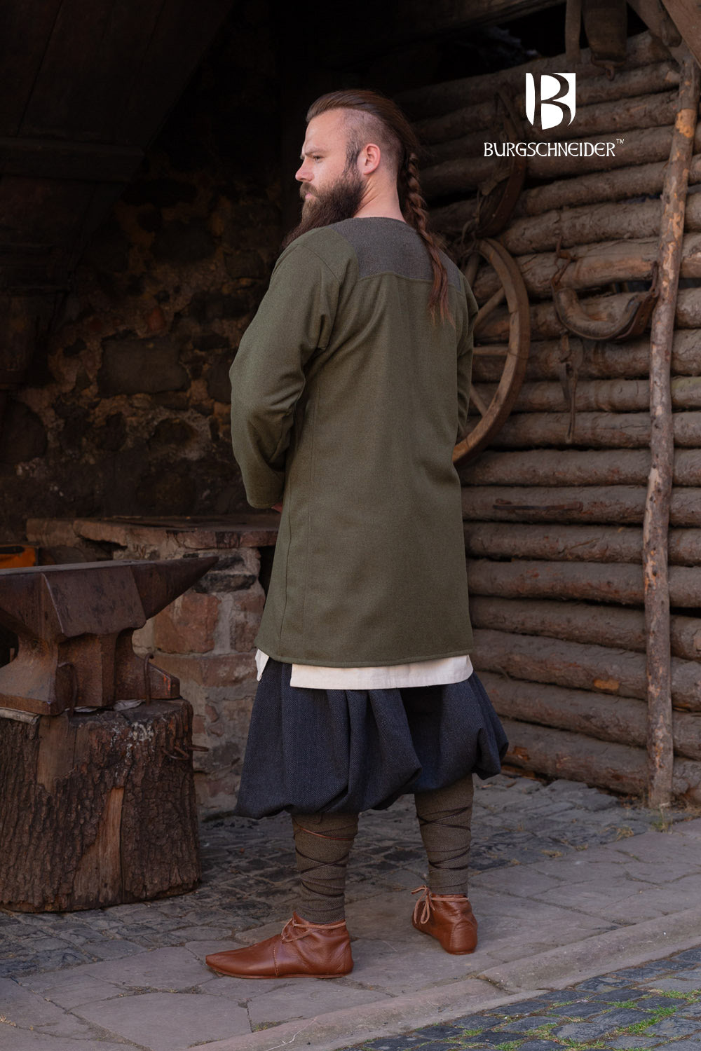 Viking Tunic / Rus Tunic “Szimon“ - Olive