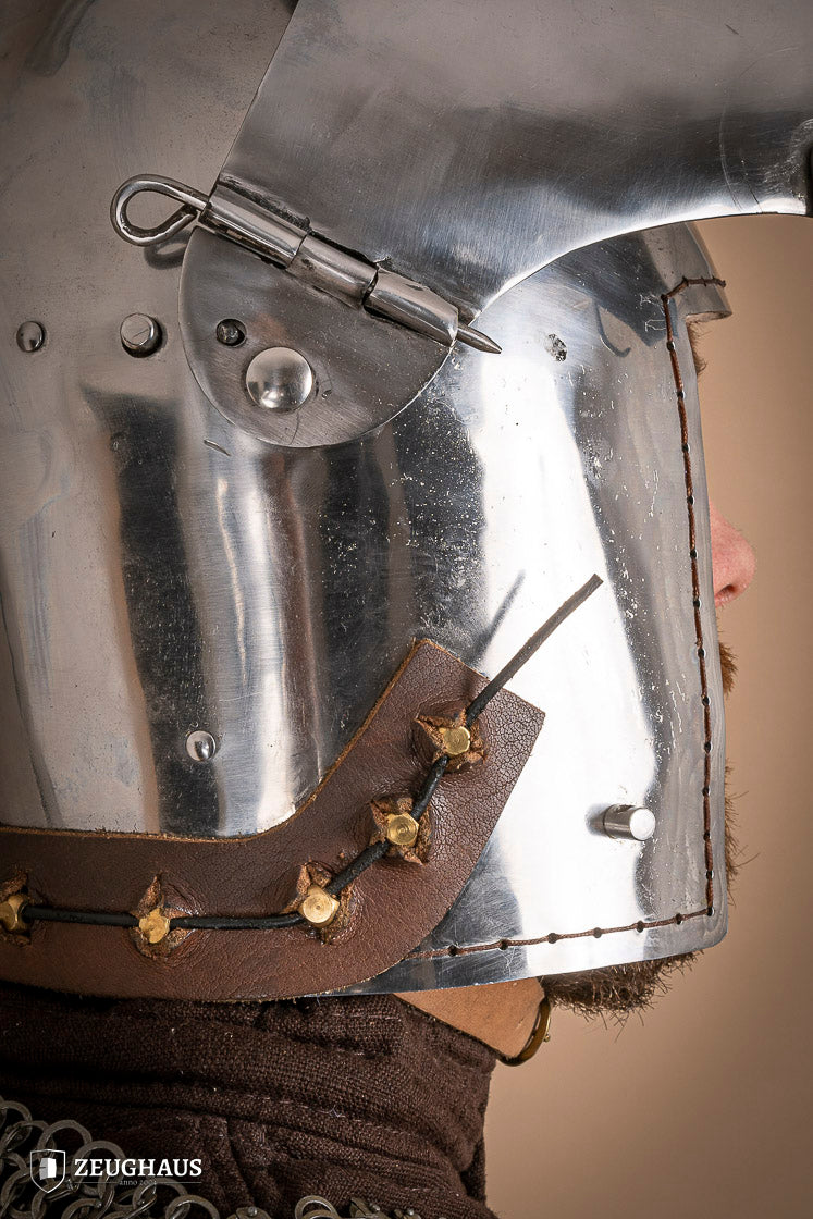 Beckenhaube mit Visier 2mm Poliert