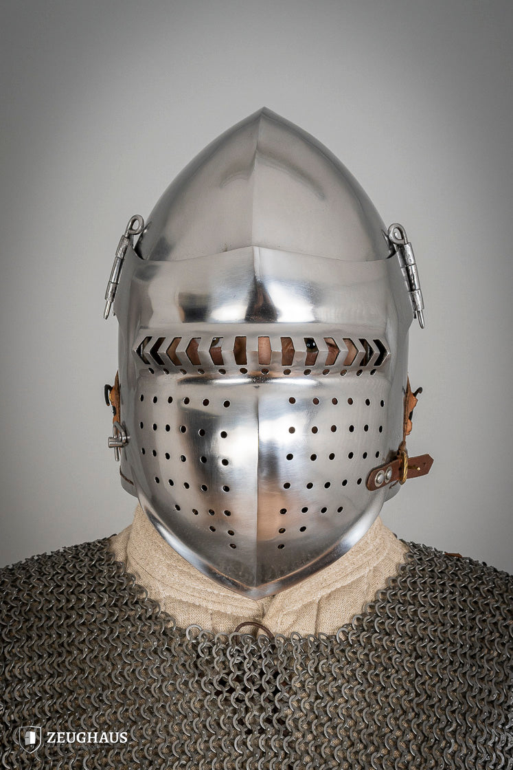 Beckenhaube mit Visier 2,5mm Poliert