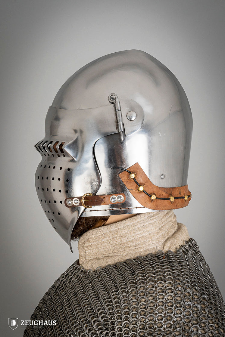 Beckenhaube mit Visier 2,5mm Poliert