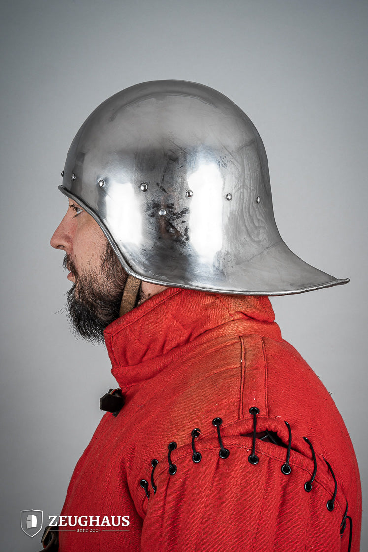 Casco Sallet Abierto 1,6mm Pulido