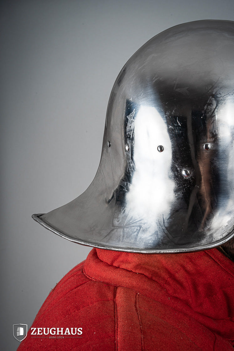 Casco Sallet Abierto 1,6mm Pulido