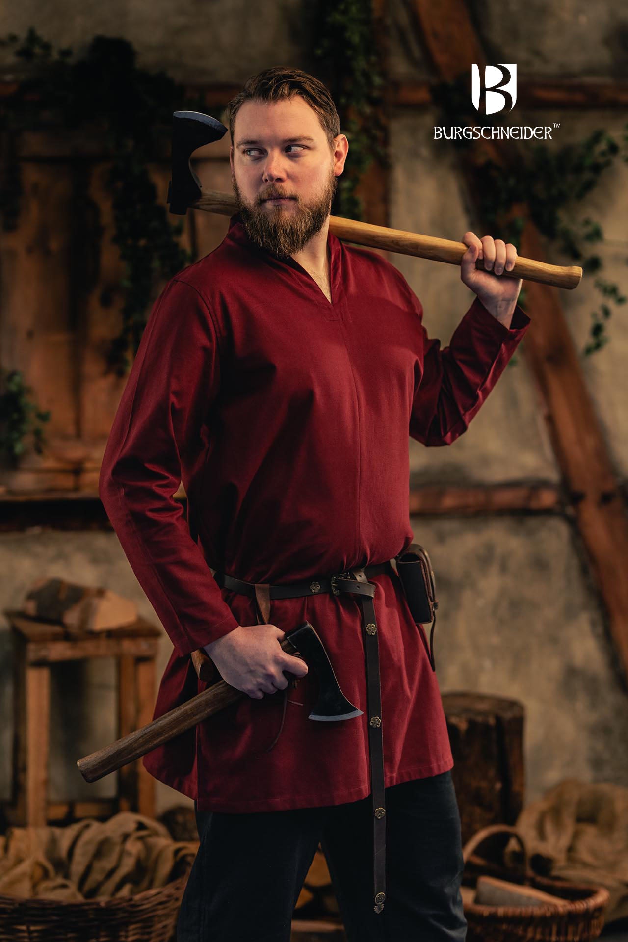 Medieval Tunic “Ekwin“ - Red