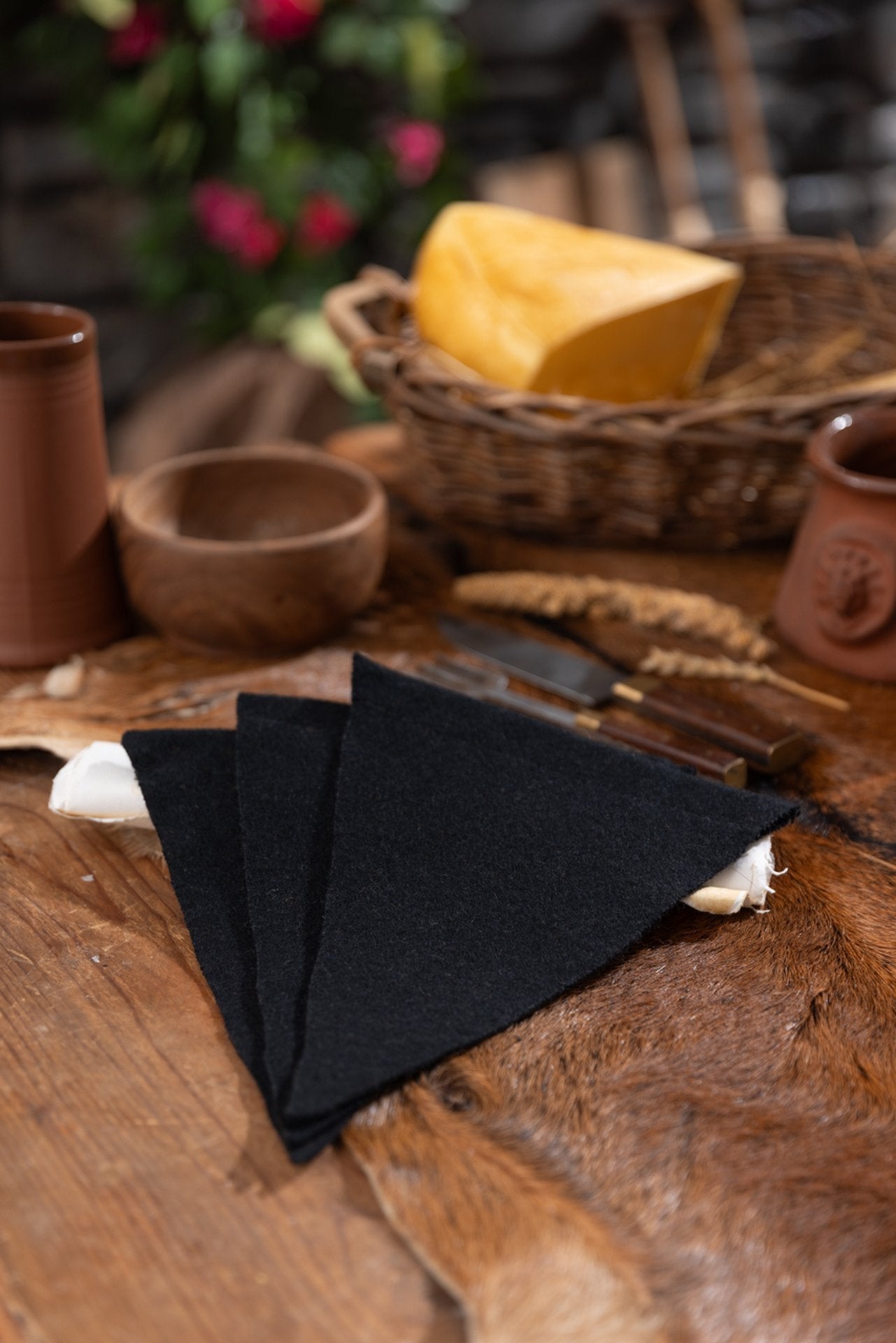 Wimpelkette Schwarz