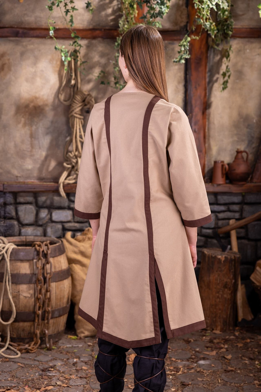 Dungeons & Dragons Female Fighter Dress Hemp/Brown
