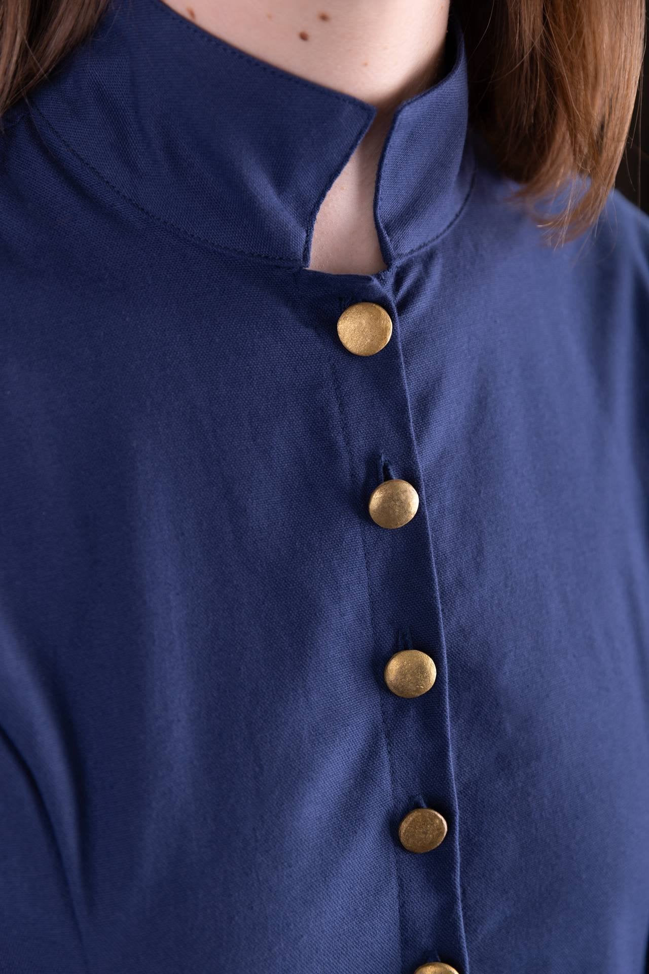 Dungeons & Dragons Female Wizard Under Dress Dark Blue