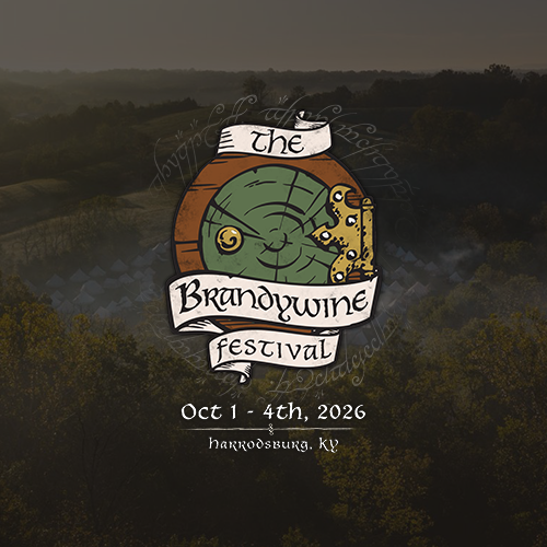 Logo for the Brandywine Festival with a scenic background
