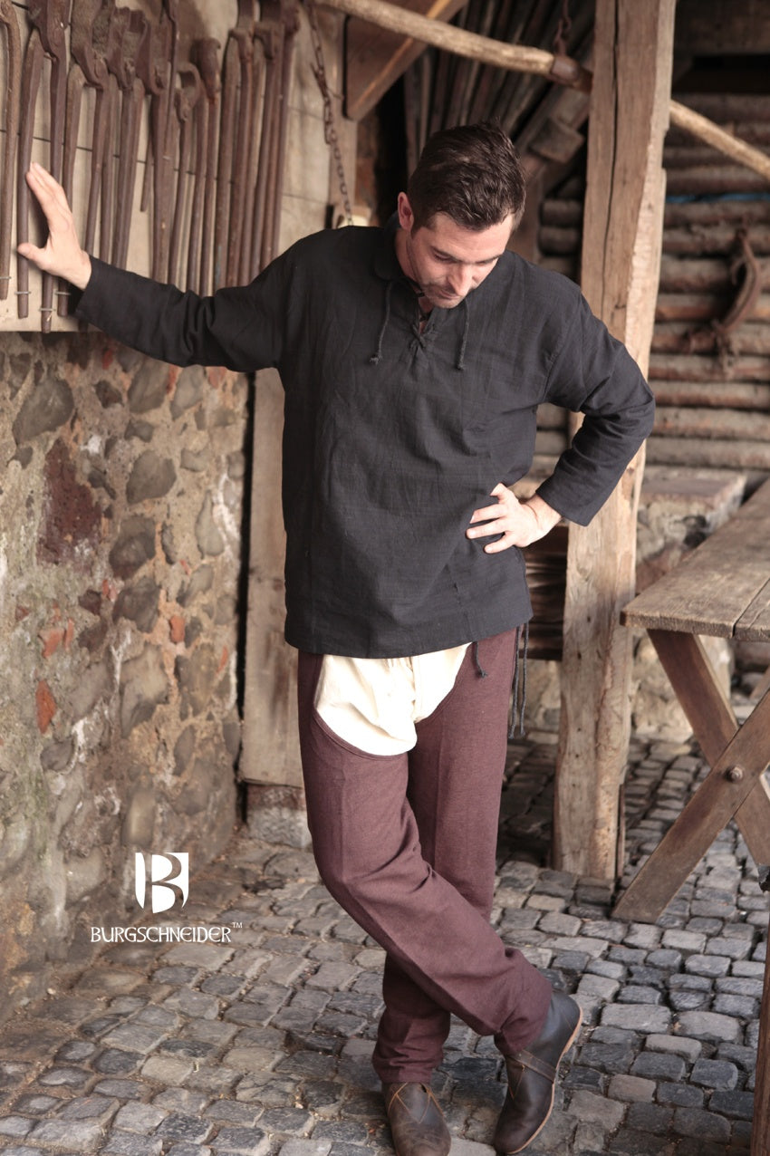 Medieval Shirt “Tristan“ - Black