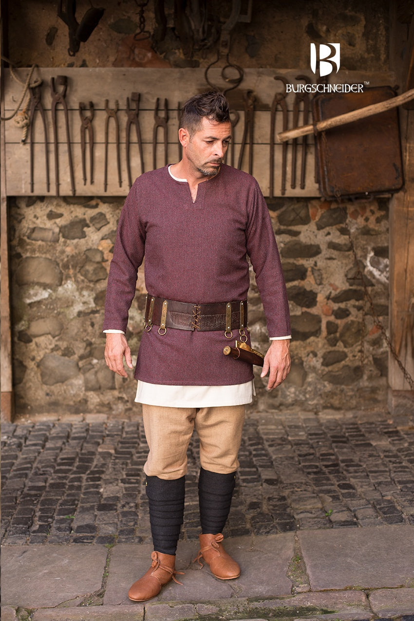 Chevrons Tunique Tyr - Bordeaux/Gris