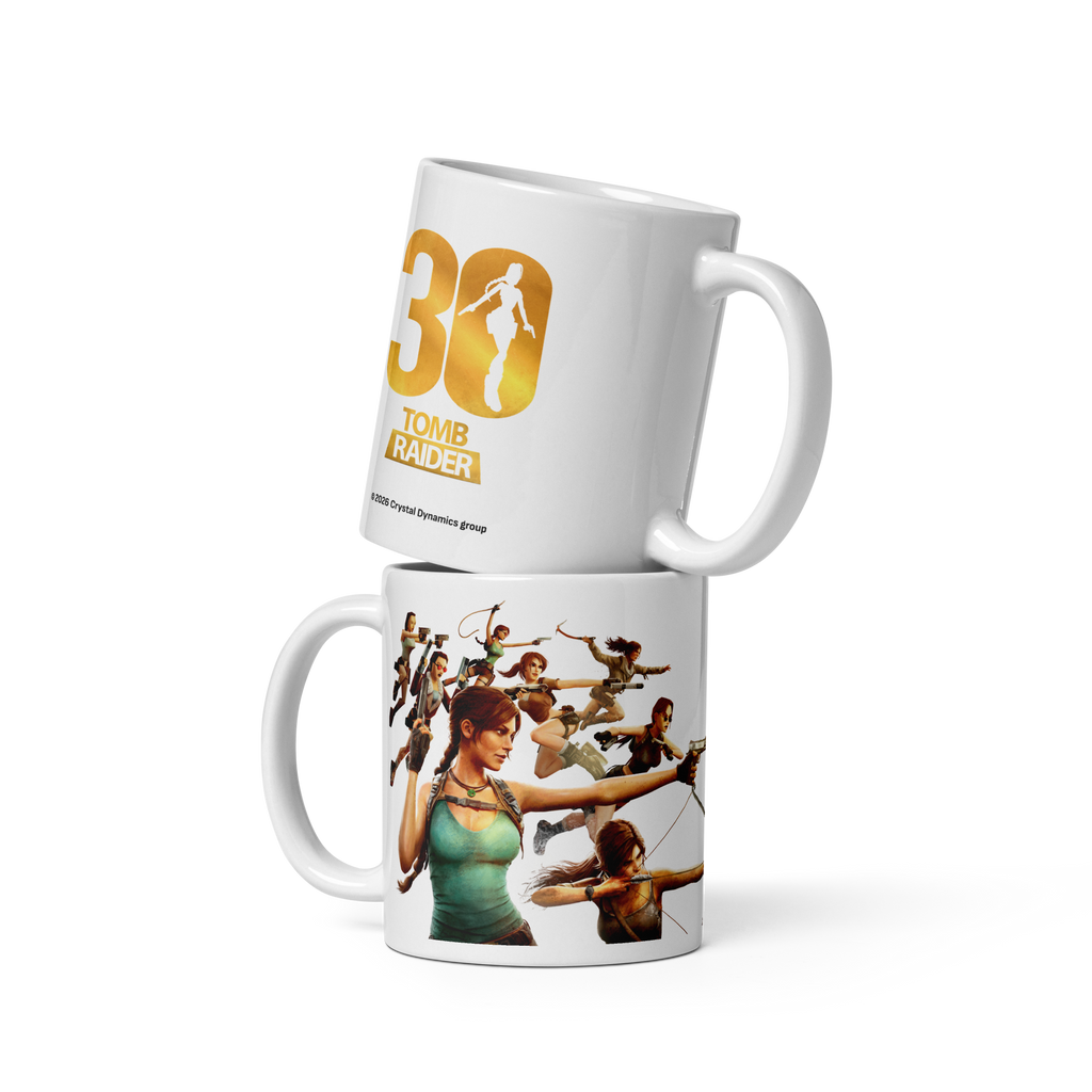 Tomb Raider 30th Anniversary Coffee Mug - White