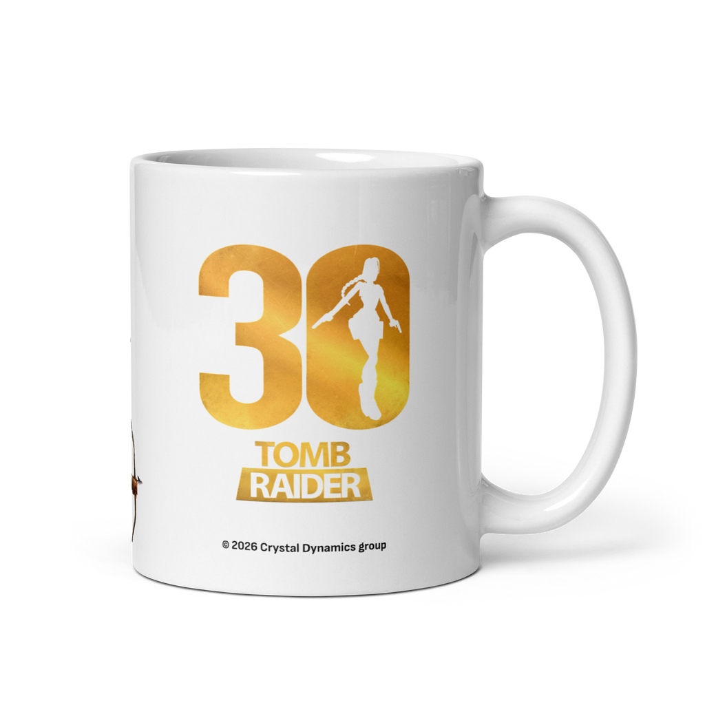 Tomb Raider 30th Anniversary Coffee Mug - White
